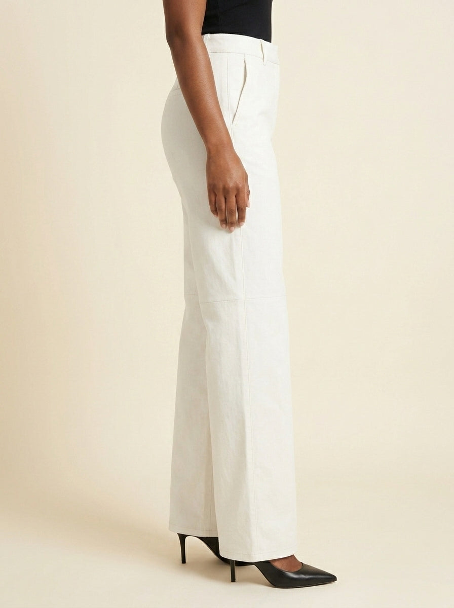 Pantalon Large — Blanc