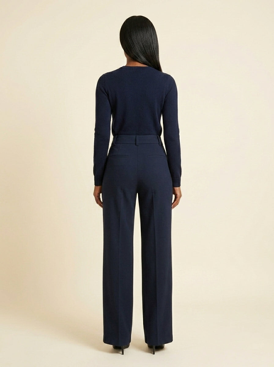 Pantalon Tailleur — Bleu Marine